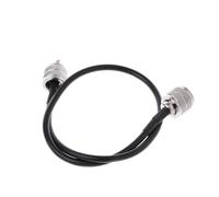 Wcawnlt UHF macho a UHF macho cable coaxial RG58 30 cm conector de radiofrecuencia 50 Ohm, para CB, antenas y aplicaciones de RF