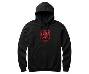 WCC ATX Cross Sudadera con capucha Negro/Rojo 2XL hombres