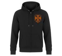 WCC ATX Cross Sudadera con cremallera Negro/Naranja XL hombres