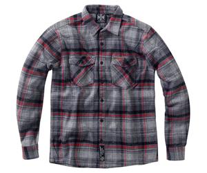 WCC Choppers Camisa Franela Rigid Gris XL hombres