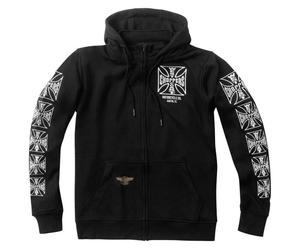 WCC Choppers Dominator Sudadera con cremallera Negro 3XL hombres