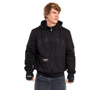 WCC Por Vida Riding Chaqueta con capucha para motociclistas Negro 3XL hombres