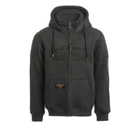 WCC Por Vida Sudadera con capucha y cremallera Gris 2XL hombres