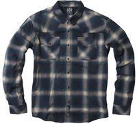 WCC West Coast Choppers Camisa de hombre Outlaw Flannel WCCWS162BL S