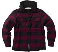 WCC West Coast Choppers Chaqueta de hombre Hell Bent Flannel Jacket WCCJS168RD S