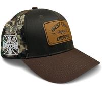 WCC West Coast Choppers Gorra Hunter Trucker Hat WCCPT167BN Einheitsgröße