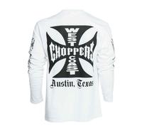 WCC West Coast Choppers Longsleeve Original Cross White L