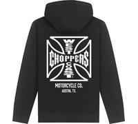 WCC West Coast Choppers Sudadera con capucha Atx Cross Zip Sudadera con capucha WCCHD229ZW M