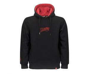WCC West Coast Choppers Sudadera con capucha Kimi Raikkönen Script Logo Negro/Rojo M