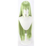 WCCNKK CODE GEASS Lelouch of The Rebellion CC Anime Cosplay Peluca, Pelo Liso Verde De 100 Cm De Largo Cosplay Peluca De Fiesta De Halloween Disfraces De Juegos De Rol, Regalo Decorativo