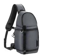 WCDFTASL Compatible con 10L Impermeable cámara DSLR Sling Mochila fotografía Bolsa Caso(Upgraded Grey)
