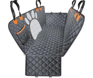 WCDFTASL Hamaca Impermeable for Coche for Perro for Asiento Trasero, con Ventana de Malla y Protector de Puerta con Cremallera Lateral