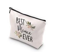 WCGXKO Best Meme Ever Grandma Gift Meme - Bolsas de maquillaje con cremallera para viaje, impermeable, accesorios