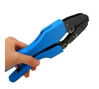 wchaoen Multifuncional crimpadora 10-35mm Terminales de trinquete punteras huecas Crimper herramienta de engaste de acero al carbono cabeza de pinza Accesorios para herramientas