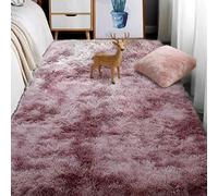 WCHENHUI Alfombras de Habitacion 370 x 580 cm Parte Inferior Lavable Pelusa Alfombras de Habitacion Resistente a La Intemperie de Adolescente Niño y Niña, Rosa Púrpura