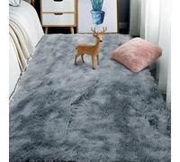 WCHENHUI Alfombras de Habitacion 410 x 580 cm Parte Inferior Lavable Pelusa Alfombras de Habitacion Resistente a La Intemperie de Adolescente Niño y Niña, Gris Claro