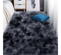 WCHENHUI Alfombras Infantiles 230 x 360 cm Super Suaves de La Pelusa Alfombras Salón Pelo Largo Personalizable para Salón O Dormitorio, Gris Oscuro