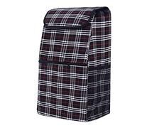 WchsTUmpxN Bolsas for carrito, bolsa de repuesto for carrito de compras de 38 l con botones a presión, bolsa de almacenamiento doméstica de tela Oxford impermeable, accesorios for carritos.(Black)