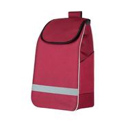 WchsTUmpxN Bolsas for carrito, bolsa de repuesto for carrito de compras plegable, bolsas portátiles for carrito de compras de tela Oxford, bolsas portátiles, bolsa for carrito de compras,(Red)