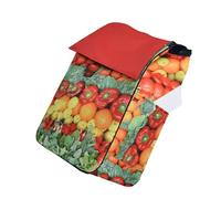 WchsTUmpxN Bolsas for carrito, bolsa de repuesto for carrito de mano, impermeable, Oxford, de 37 l, con bolsillos laterales, plegable, reutilizable, 34 x 20 x 55 cm.(K)