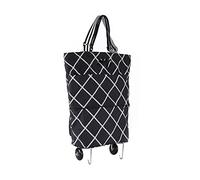 WchsTUmpxN Bolsas for carrito de compras, bolsa de repuesto for carrito de compras plegable de 45 l, bolsas de tela Oxford portátiles e impermeables for carrito de compras.(White)
