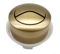WchsTUmpxN Botón de Descarga for Inodoro, Cisterna Oculta, botón de Descarga en Oro Cepillado, una excelente incorporación a Cualquier baño Moderno (Dorado)