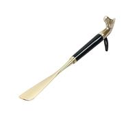 WchsTUmpxN Calzador, levantador de zapatos, calzador de madera, herramienta auxiliar for zapatería, calzador de mango largo for botas, calzador largo(Black Horse,56cm)