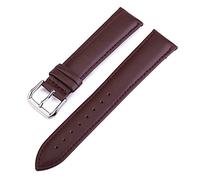 WchsTUmpxN Correa universal, 12 mm/14 mm/16 mm/18 mm/19 mm/20 mm/22 mm/24 mm Correa de reloj de cuero de repuesto Correa de cuero de vaca Hebilla Reloj Pulsera(Coffee,10mm)