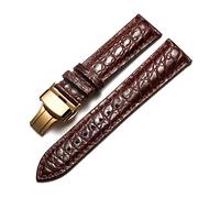 WchsTUmpxN Correa universal, correa de reloj for hombre de piel de cocodrilo de 18/20/22/24 mm, reemplazo de correa de reloj elegante y simple con liberación rápida de acero inoxidable(Type 3,18mm)