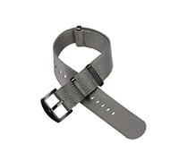 WchsTUmpxN Correa universal, correa NATO de 20 mm/22 mm, correa de nailon militar resistente al agua, repuesto de pulsera de reloj portátil simple(Gray,20mm Black Buckle)