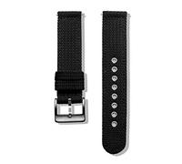 WchsTUmpxN Correa universal, correas de reloj de lona de 18 mm/20 mm/22 mm/24 mm for hombres y mujeres con pasador de liberación rápida, correa de reloj militar impermeable(Black,18mm)