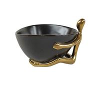 WchsTUmpxN Fruteros de encimera, Frutero/Bol de cerámica minimalista moderno for almacenamiento, decoración for encimera de cocina (Tamaño: Pequeño)