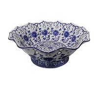 WchsTUmpxN Fruteros de encimera, Frutero, cuenco, plato de cerámica con diseño hueco, organizador creativo de aperitivos for el hogar, escurreplatos decorativos