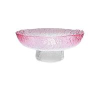 WchsTUmpxN Fruteros de encimera, Frutero Plato de vidrio martillado Mesa de centro ligera de lujo de alta gama Cuenco de almacenamiento de cocina con patas altas for la encimera