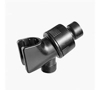 WchsTUmpxN Soporte for Cabezal de Ducha, Universal, de Mano, con Ventosa Ajustable, Totalmente Chapado, Soporte for riel de baño, Canal Giratorio Estable.