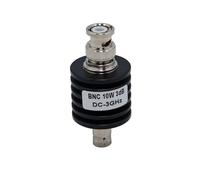 WCNGRFRNB atenuador Atenuador RF BNC de 10W DC-3Ghz/4Ghz BNC enchufe macho a conector hembra RF potencia Coaxial 50ohm(50db,3G)