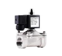 WCNGRFRNB Válvula solenoide Válvula Solenoide Eléctrica de Acero Inoxidable 304 de 2W 1/4"; 3/8"; 1/2"; 3/4"; 1"; Normalmente Cerrado Neumático 220V(2W250-25(DN25))