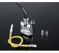 WCP GJY Hookah Set Completo Pipa de Agua para Pipa de Agua - Bolso de Fumar Pote de Tabaco - Accesorios para filtros creativos,Plata,Narguile
