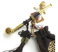 WCP GJY Tubo Hecho a Mano Pasado de Moda - Tubo de Secado de yandaiguo Tubo de Cobre de Madera Sólida hanyan,E30cm,Vendimia