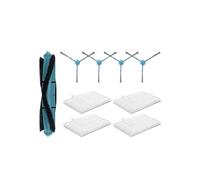 WCS, Compatible Con Cecotec, Compatible Con Conga, 9590/9990 / 10090 AI Spin Revolution Ultra Power, Repuestos For El Hogar, Filtro, Cepillo Lateral Principal, Bolsa For El Polvo