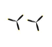 WCUAYJH Hélice de avión RC de 2 uds con hélices giratorias de 2/3/4 Palas aptas for P51D forMustang BF109 F4U Corsair(3 Without Spinner)