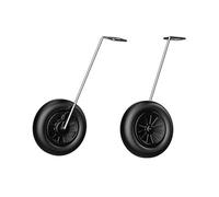 WCUAYJH Hélice de avión RC de 2 uds con hélices giratorias de 2/3/4 Palas aptas for P51D forMustang BF109 F4U Corsair(Landing Gear)