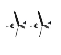 WCUAYJH Hélice de avión RC de 2 uds con hélices giratorias de 2/3/4 Palas aptas for P51D forMustang BF109 F4U Corsair(5 with Spinner)
