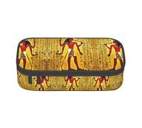 WCXTHGFA Estuche multifuncional con impresión de la serie Tribe de Egipto Antiguo, Black, Talla única, Funda para llave