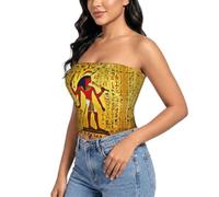WCXTHGFA Galaxy Print - Camiseta sin tirantes para mujer, Serie de tribus del antiguo Egipto, XL