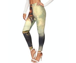 WCXTHGFA Leggings para mujer con estampado de citas inspiradoras, pantalones de entrenamiento de tacto suave, para gimnasio, senderismo, uso diario, Negro, L
