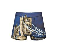 WCXTHGFA Tower Bridge In London - Ropa interior cómoda para hombre, calzoncillos tipo bóxer para hombre, ropa interior para hombre, Negro, 4XL