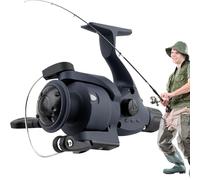 Wcybym Carrete De Spinner - Reversible Ligero Ultra Suave | con Carrete Metálico,para Trucha Y Bagre En Agua Salada Y Dulce Desde Orilla Muelle Río Arroyo Estanque Y Lago