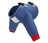 Wcybym Codera para perro, ajustable, lavable, transpirable, de algodón, codera para la pierna delantera del perro, para el hogar, dormitorio, al aire libre, caminar, correr, viajes