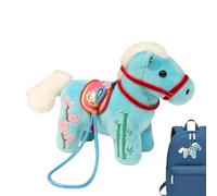 Wcybym del Año del Caballo | Amuleto para Bolso De Peluche | Peluche De Año Nuevo - para Adultos Entusiastas de la Estudiantes Coleccionistas Fiesta de Cumpleaños Celebración